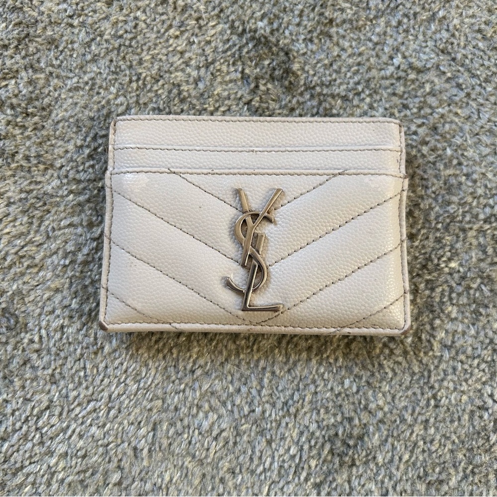YSL || Leather Card Holder